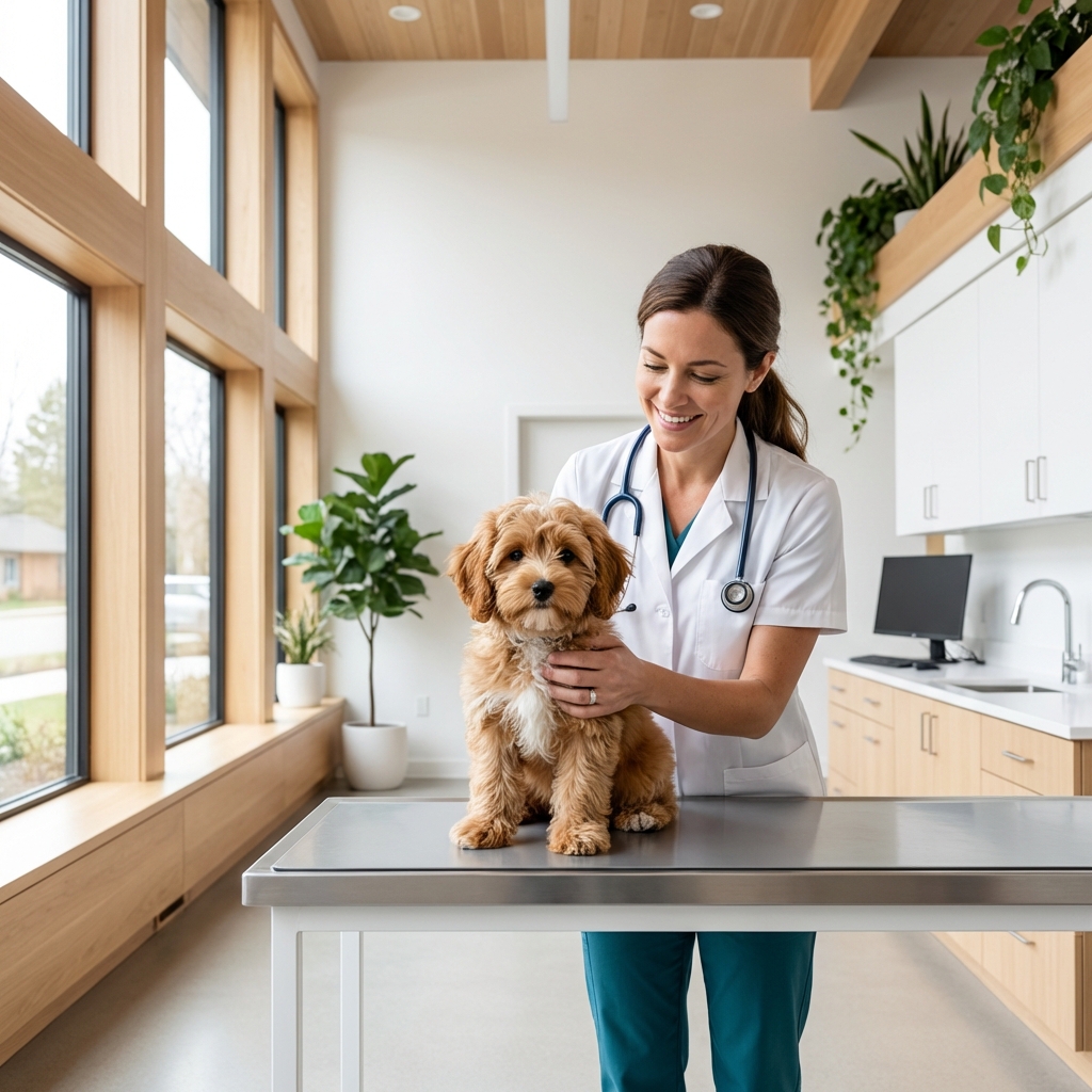 Veterinario al lavoro